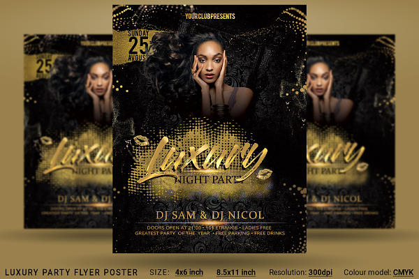 Luxury Party Flyer Poster
