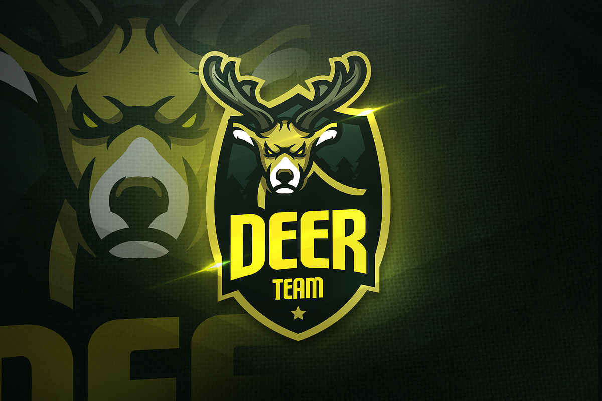 Deer Team - Mascot & Esport Logo in Logo Templates - product preview 8