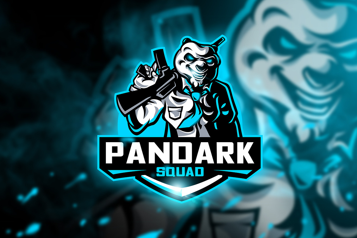 Pandark Squad - Mascot & Esport Logo in Logo Templates - product preview 8