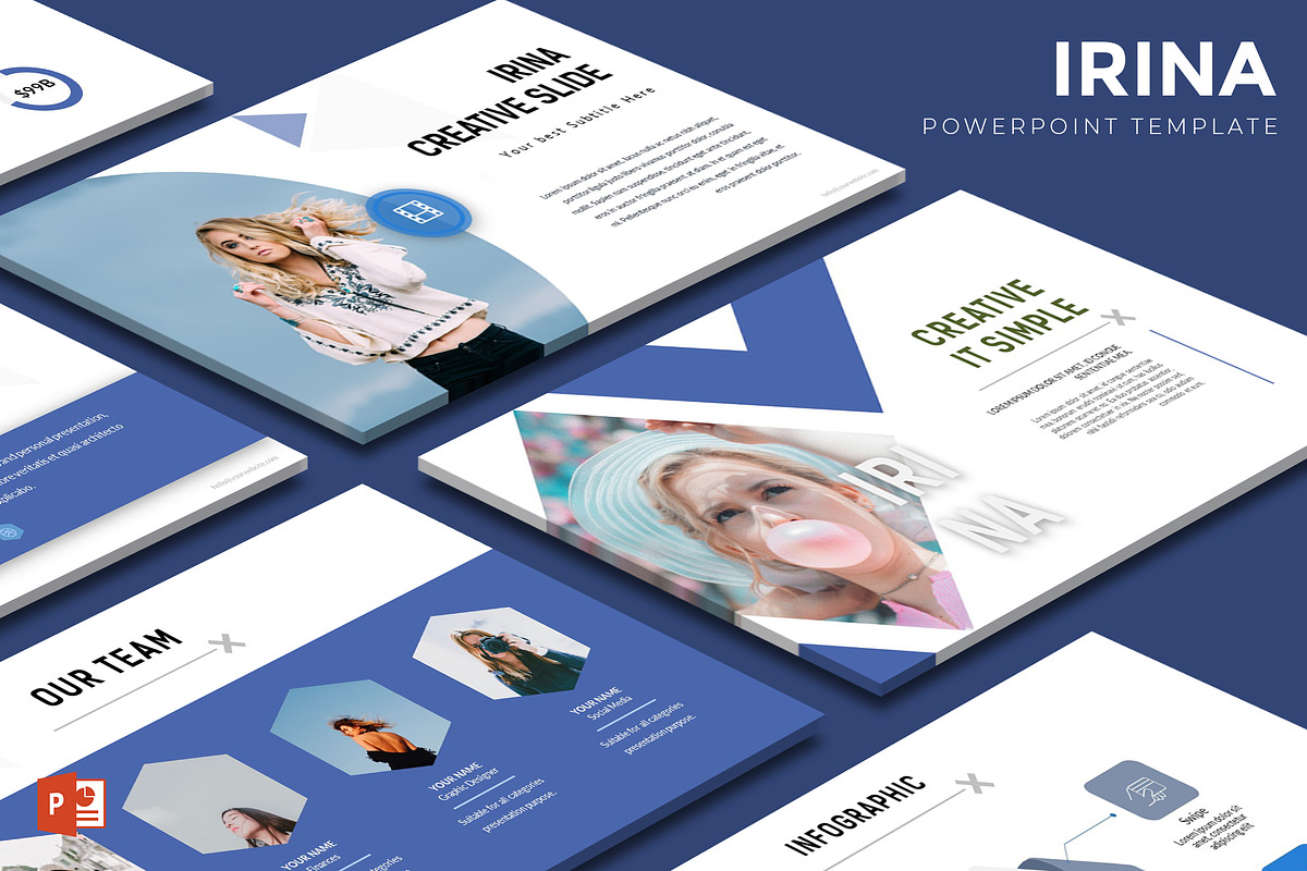 Irina - Powerpoint Template in PowerPoint Templates - product preview 8