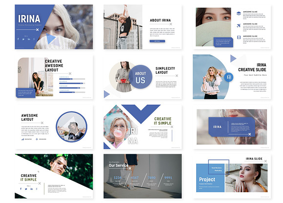 Irina - Powerpoint Template in PowerPoint Templates - product preview 1