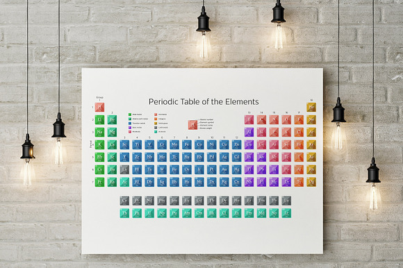 Periodic Table of the Elements in Illustrations - product preview 1