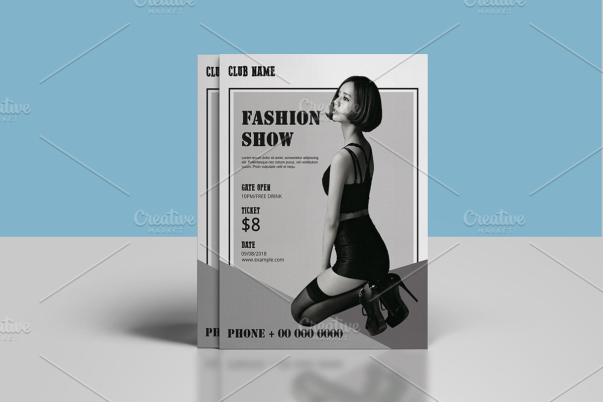 Fashion Show Flyer -V847 in Flyer Templates - product preview 8