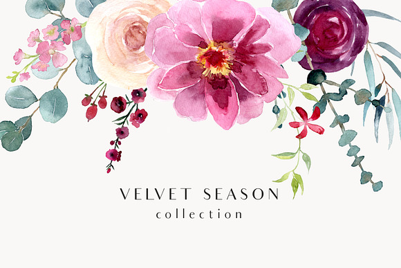 Velvet season - graphic set in Illustrations - product preview 9