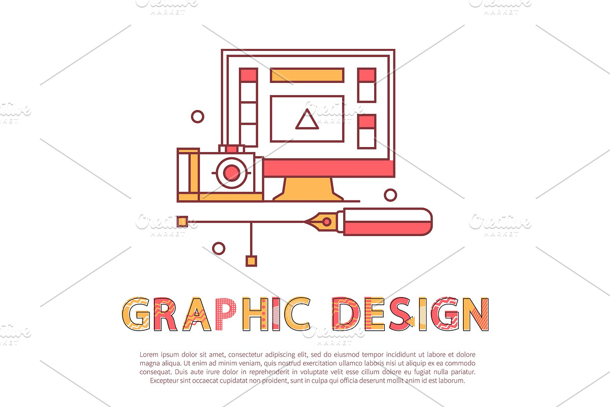Graphic Design Poster and Text in Illustrations - product preview 8