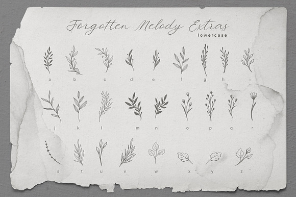 Forgotten Melody Font + EXTRAS in Script Fonts - product preview 8