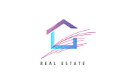 Logo template real estate, apartment