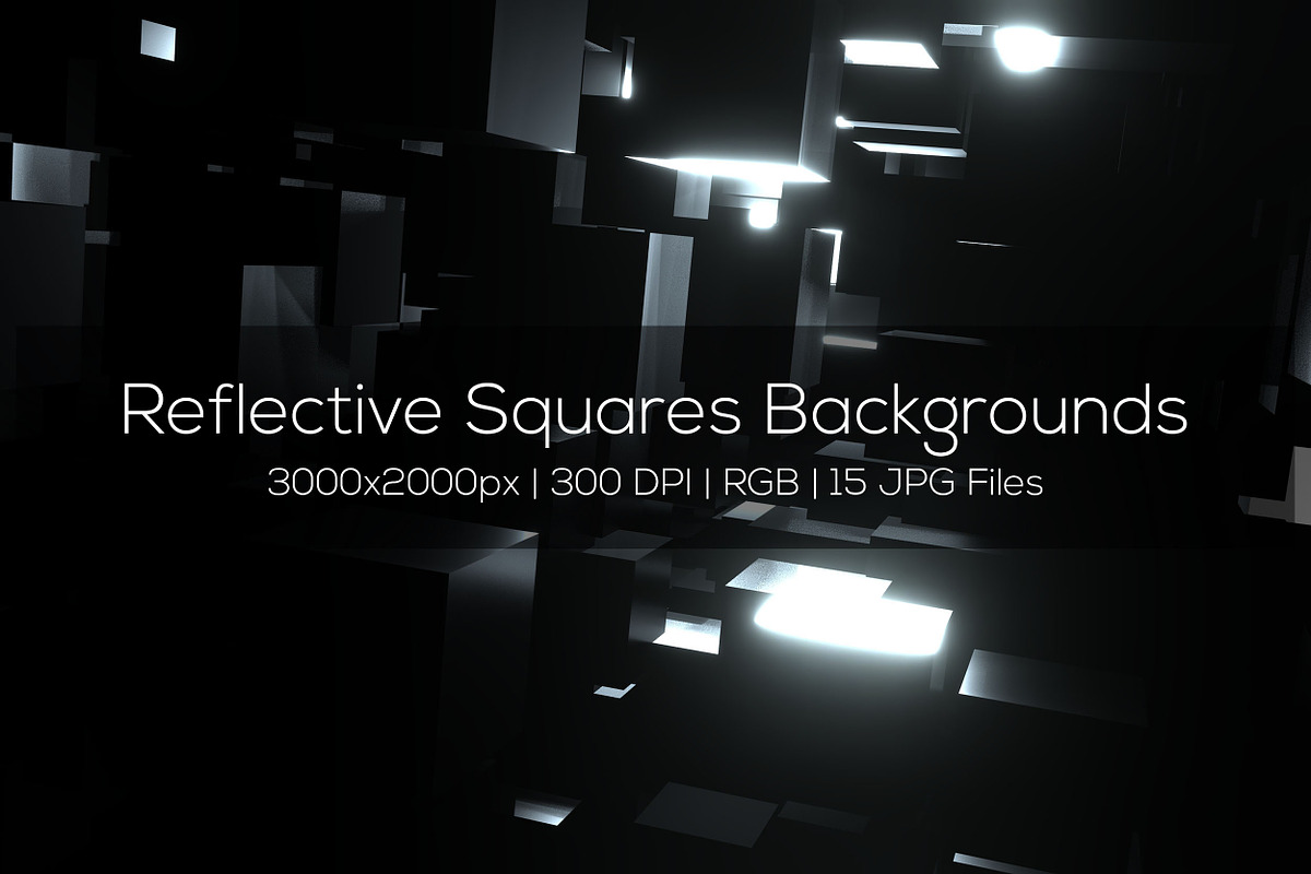 Reflective Squares Backgrounds in Textures - product preview 8