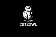 Owl Logo. Cute Bird Logo
