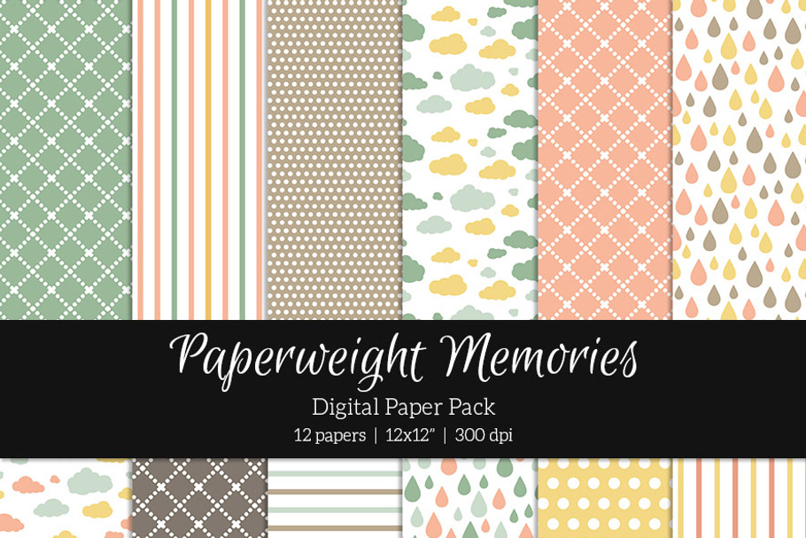 Patterned Paper - I Feel Pretty