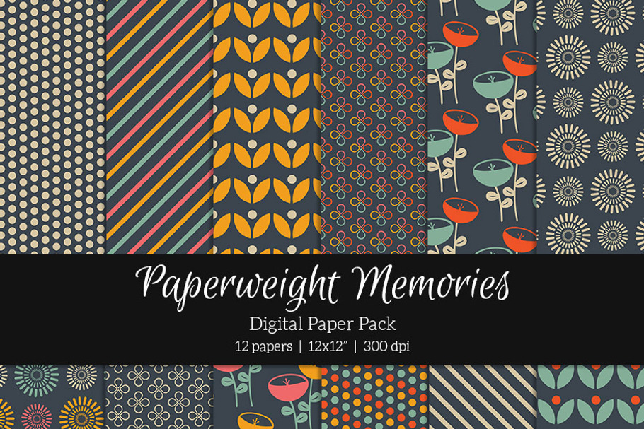 Patterned Paper - Happy Hour