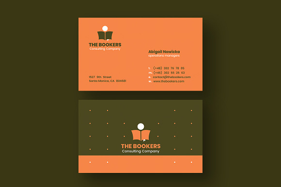 Consulting Business Cards in Business Card Templates - product preview 2