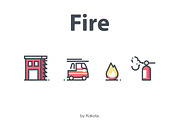 Fire 21 icons 