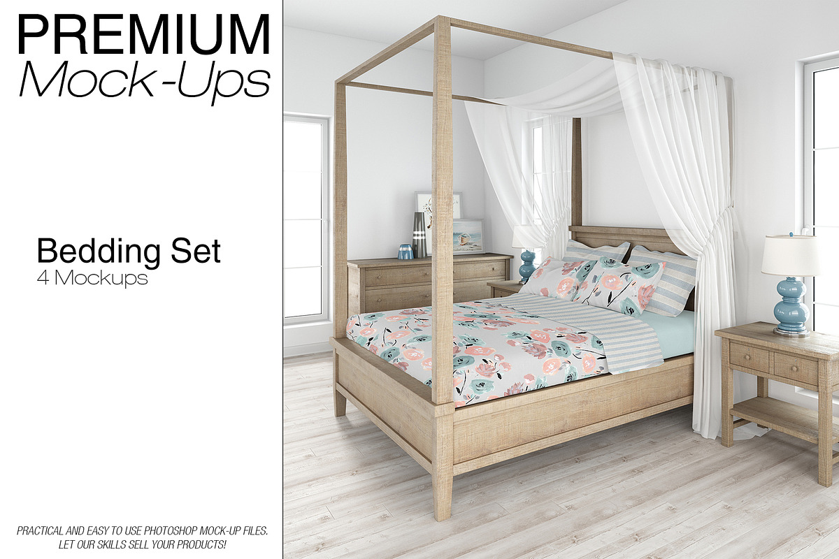 Bedding Set - Farmhouse Style in Product Mockups - product preview 8