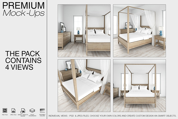 Bedding Set - Farmhouse Style in Product Mockups - product preview 1
