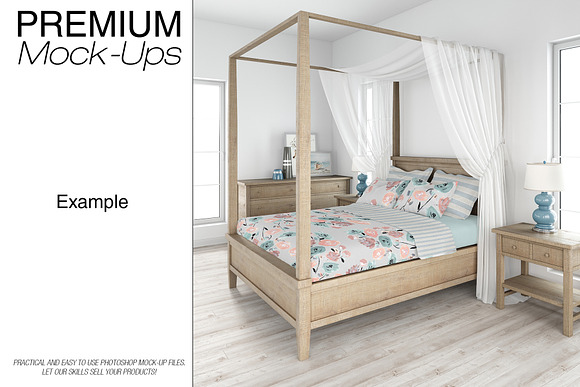 Bedding Set - Farmhouse Style in Product Mockups - product preview 5