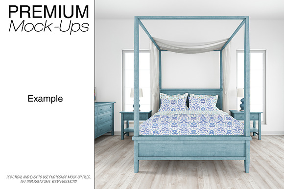 Bedding Set - Farmhouse Style in Product Mockups - product preview 7