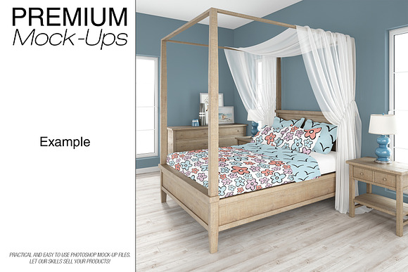 Bedding Set - Farmhouse Style in Product Mockups - product preview 8