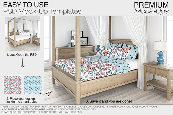 Bedding Set - Farmhouse Style in Product Mockups - product preview 11