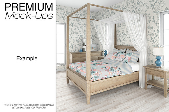 Bedding Set - Farmhouse Style in Product Mockups - product preview 13
