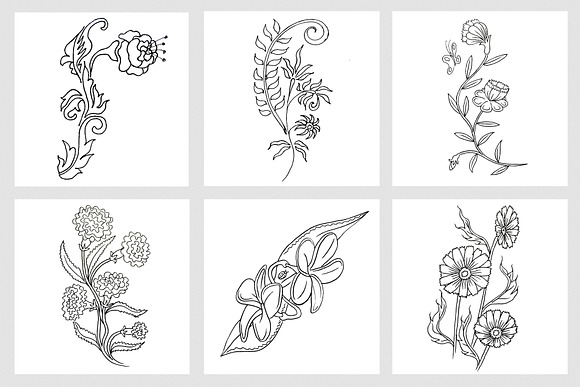 Botanical Batik Pattern Vol.2 in Patterns - product preview 3