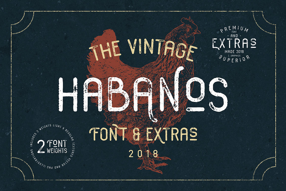 Habanos Retro Font in Display Fonts - product preview 8