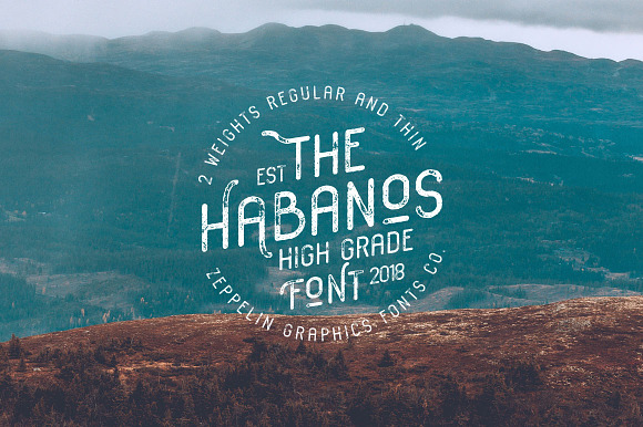 Habanos Retro Font in Display Fonts - product preview 11
