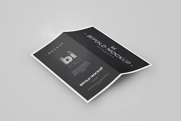 Bi-Fold DL Brochure Mock-up 2 in Print Mockups - product preview 2
