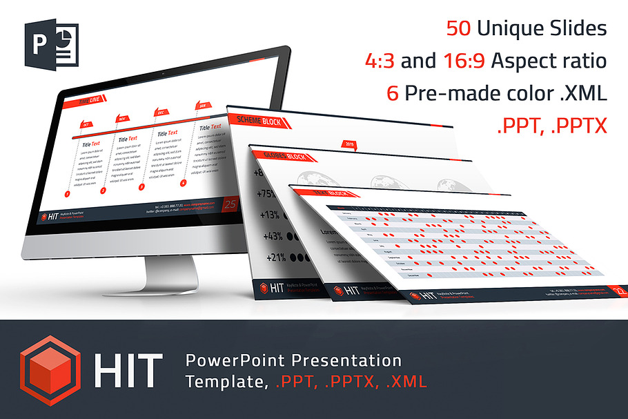 HIT - Professional PowerPoint in PowerPoint Templates - product preview 8