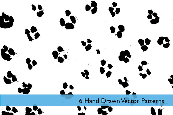 6 Hand Drawn Patterns in Patterns - product preview 1