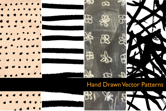 6 Hand Drawn Patterns in Patterns - product preview 8
