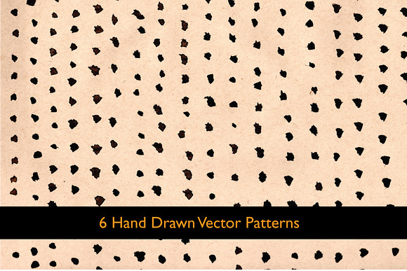 6 Hand Drawn Patterns in Patterns - product preview 9