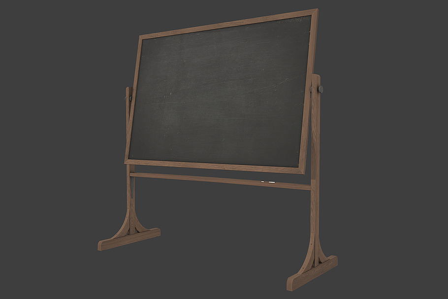 School Blackboard in Furniture - product preview 1