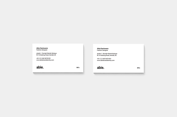 Abie Corporate Identity in Stationery Templates - product preview 1