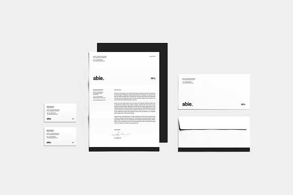 Abie Corporate Identity in Stationery Templates - product preview 6