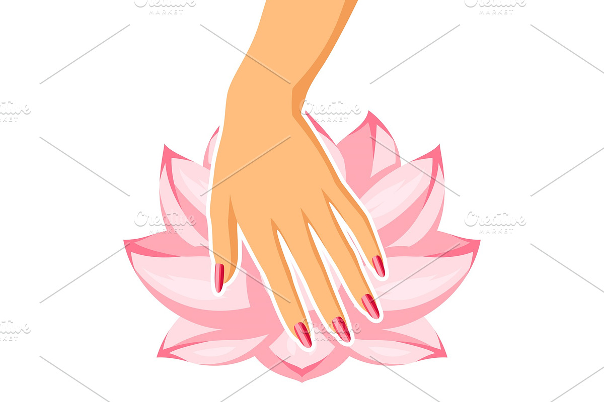 Spa care for hands and nails. in Illustrations - product preview 8