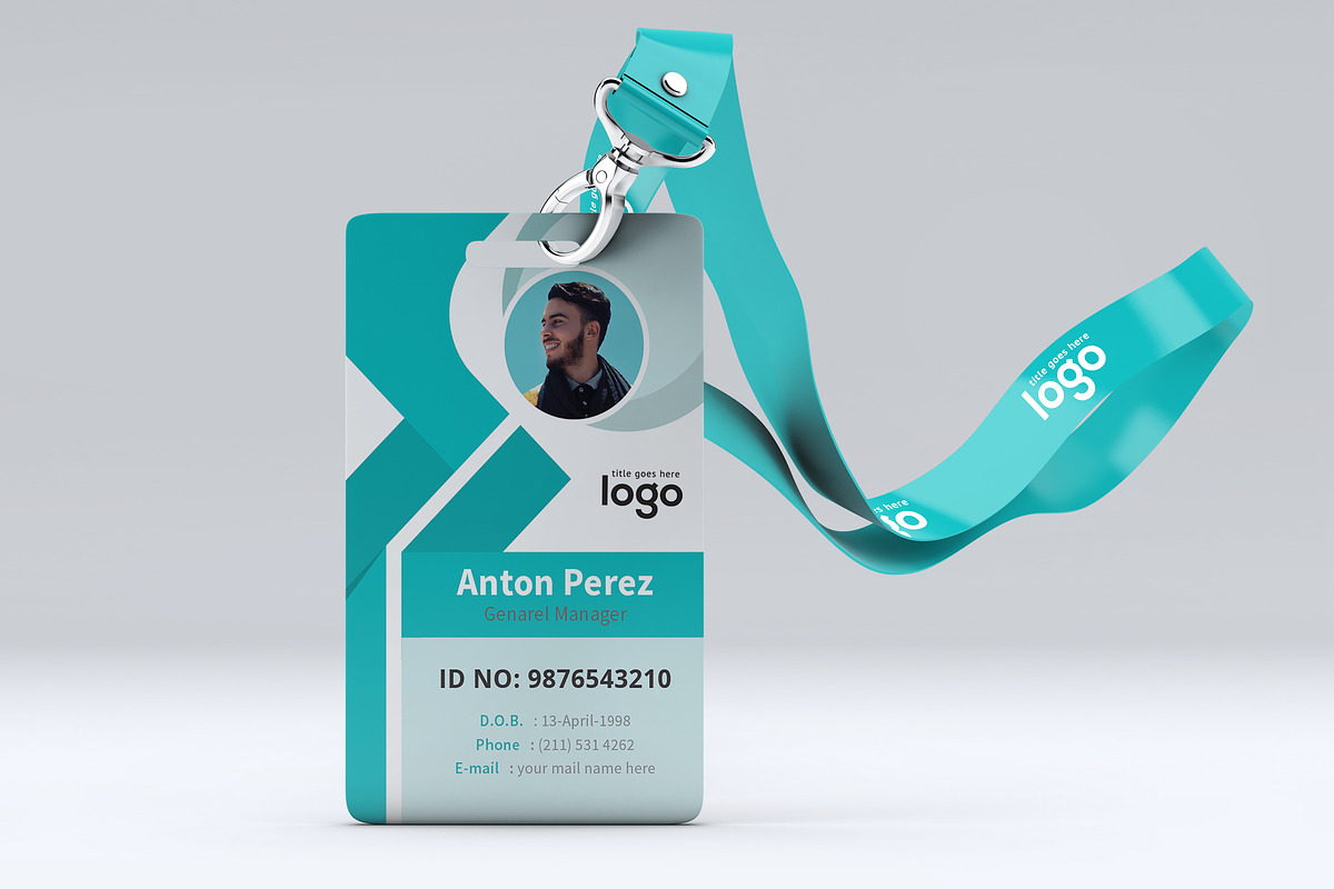 Creative Vector ID Card Design in Stationery Templates - product preview 8