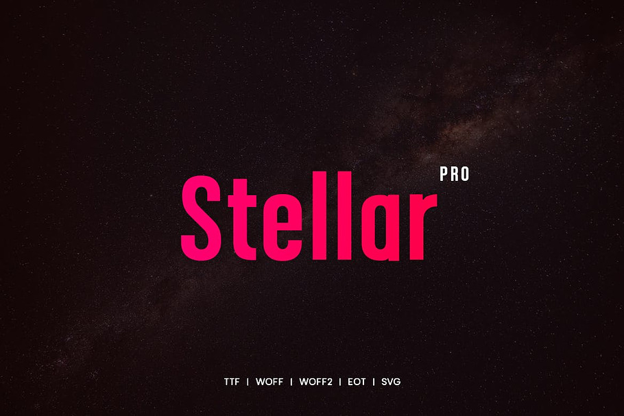 Stellar - Typeface + Webfonts in Sans-Serif Fonts - product preview 8
