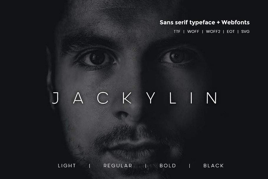 Jackylin - Typeface + WebFonts in Sans-Serif Fonts - product preview 8