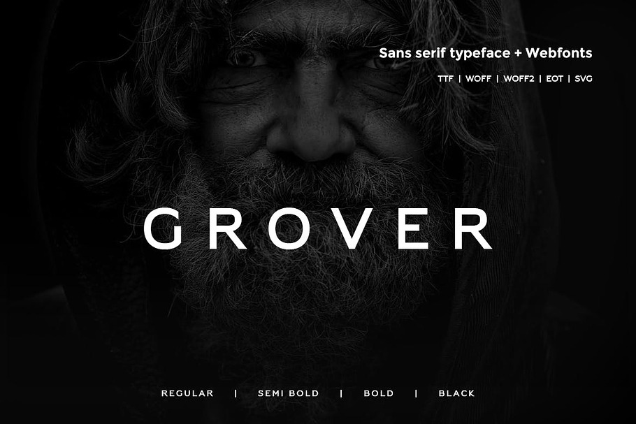 Grover - Typeface + WebFont in Sans-Serif Fonts - product preview 8