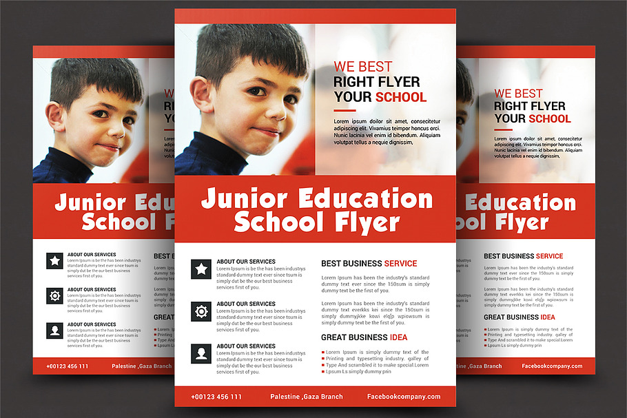 School Education Flyer in Flyer Templates - product preview 8