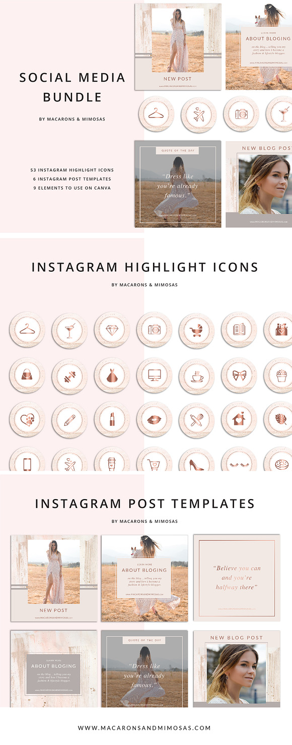 53 Instagram Story Highlight Icons in Cute Icons - product preview 3