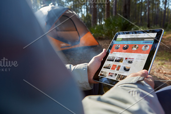 Camping Collection Vol. 1 in Mobile & Web Mockups - product preview 1