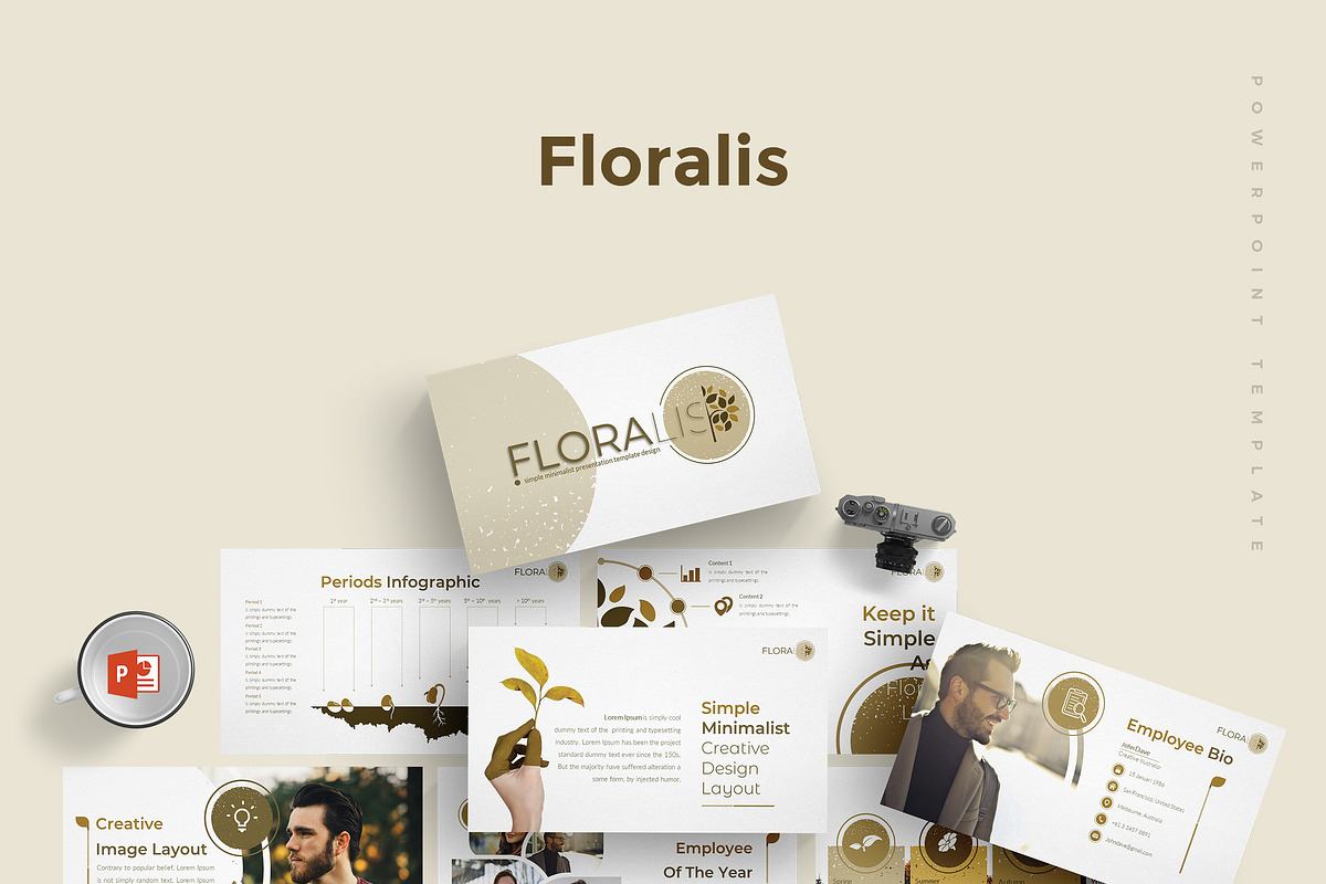 Floralist - Powerpoint Template in PowerPoint Templates - product preview 8