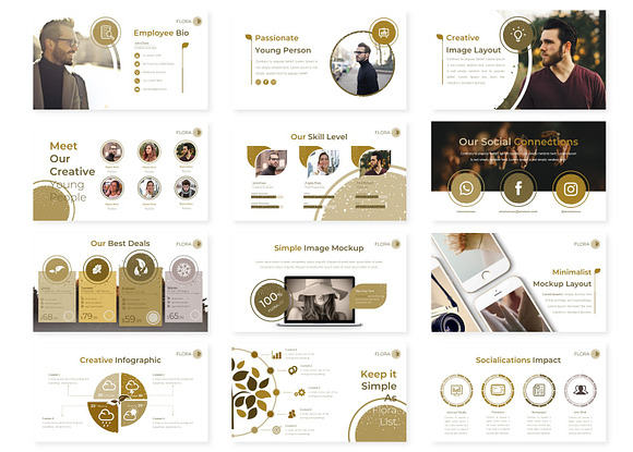 Floralist - Powerpoint Template in PowerPoint Templates - product preview 2