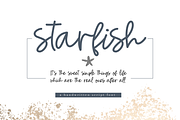 Starfish - A Handwritten Script Font