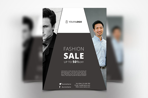 Clothing Flyers - 6 Templates in Flyer Templates - product preview 1