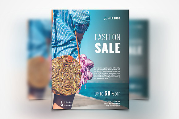 Clothing Flyers - 6 Templates in Flyer Templates - product preview 4