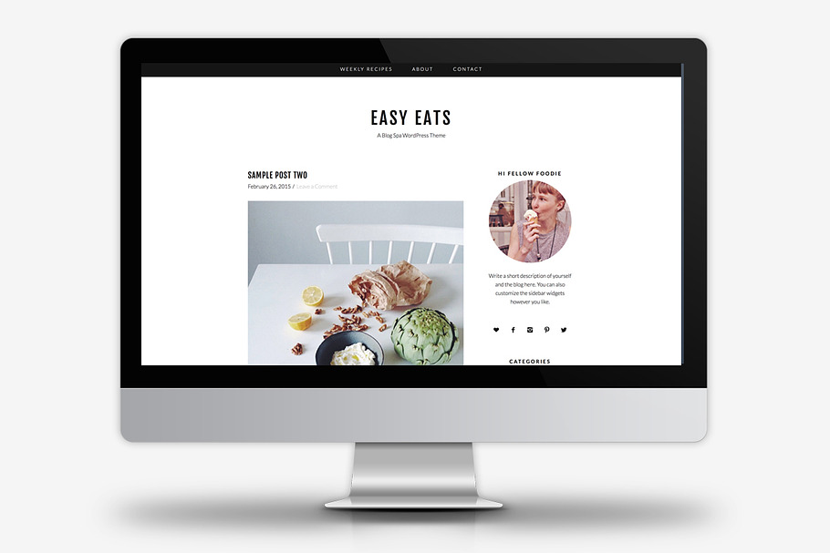 Easy Eats / WordPress Theme in WordPress Blog Themes - product preview 8
