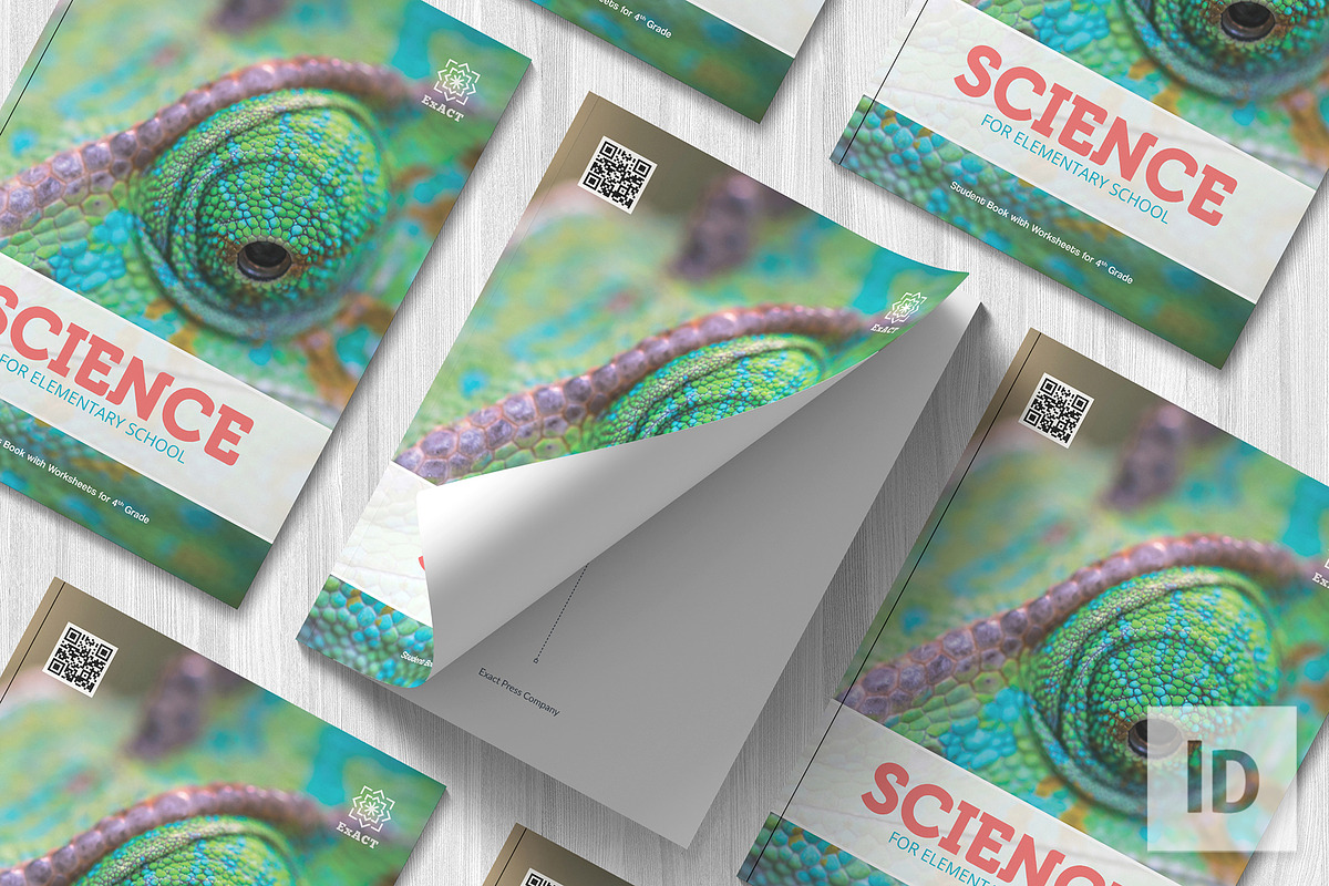 Science Textbook in Magazine Templates - product preview 8